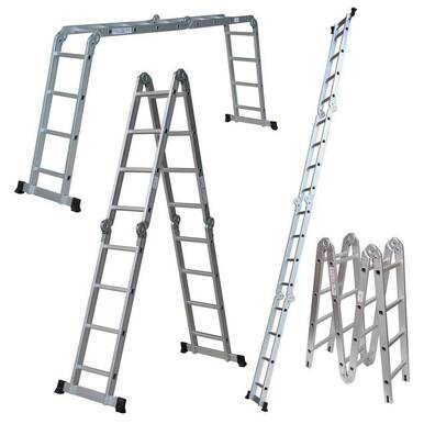 Perfect Dealz 6.7M Aluminium Multi-Purpose Ladder