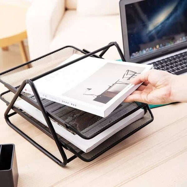 Perfect Dealz 2 Tier Office File Organizer