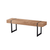 Stylish Wooden Rectangular Console Table with a wooden surface and metal frame, ideal for living rooms and offices.
