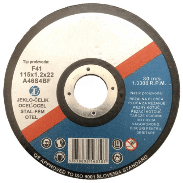 10 Piece 4 and 1/2 Inch Thin Type Grinder Cutting Disc image 0