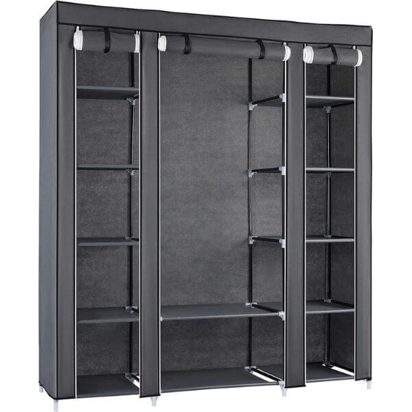 Perfect Dealz 12 Compartment Fabric Wardrobe Organizer