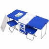 28L Cooler Box and Folding Table Chair Set Blue image 1