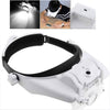 3 in 1 LED Head Mounted Magnifier for Crafts and Repairs image 0