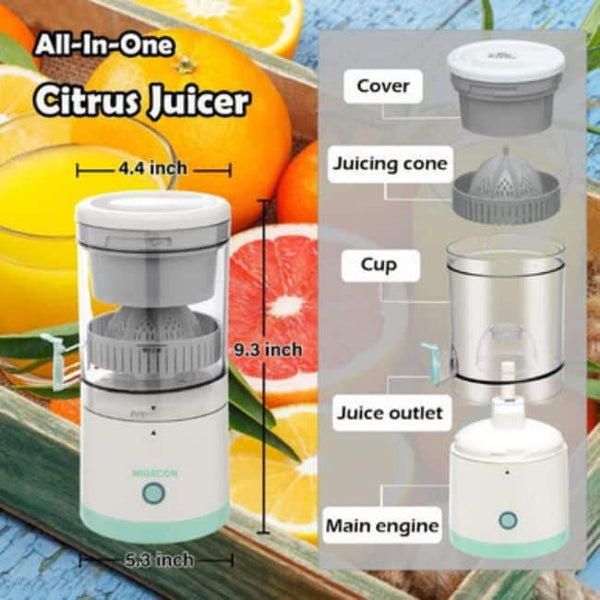 Perfect Dealz Citrus Juicer Squeezer Electric Rechargeable Machine Juicer