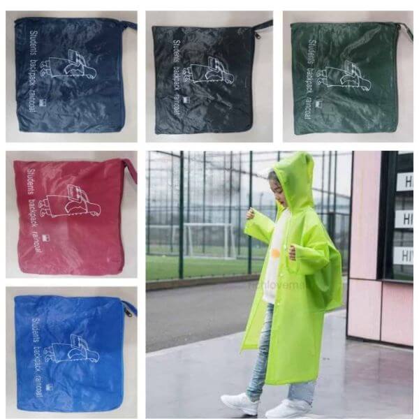 Kids Backpack Raincoat image 0