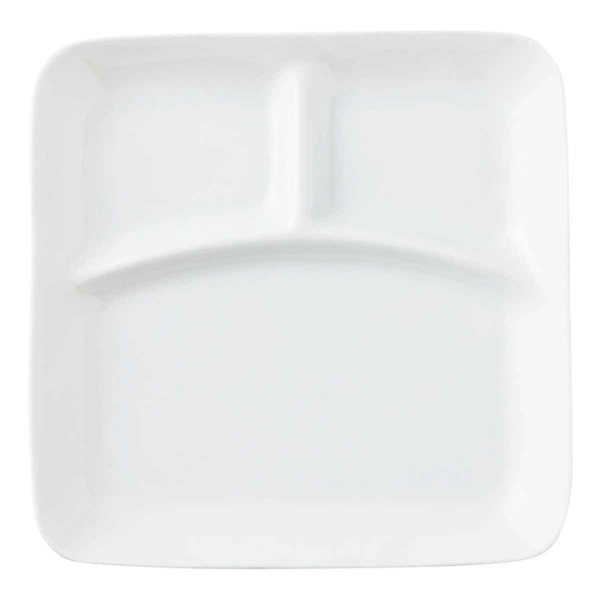 Perfect Dealz 3 Compartment Square Lunch Plate