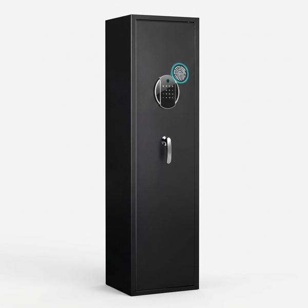 Large Digital Safe with Fingerprint Access, designed for secure storage of valuables.