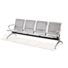 Perfect Dealz 4 Seater Silver Office Bench