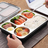 Perfect Dealz 4 Compartment Large Capacity Sealed Square Lunch Box