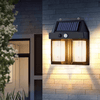 Perfect Dealz Double LED Outdoor Solar Induction Warm Light Wall Lamp