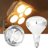 Perfect Dealz 4 Bulbs Infrared Bathroom Heating Lamp with Base