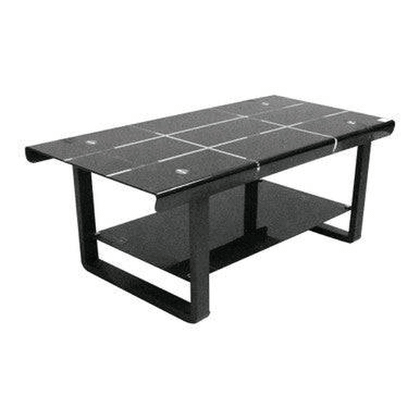 Perfect Dealz Edge Black Coffee Table with Storage