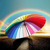 Long Handle Rainbow Umbrella image 0