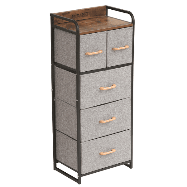 Perfect Dealz 5 Layer Fabric Storage Chest of Drawer