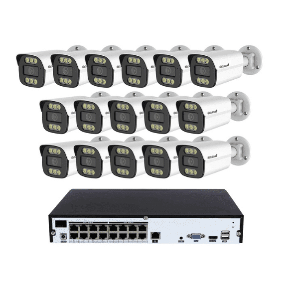 5MP 16 Channel ADH Full Color with Audio CCTV Camera Kit image 2