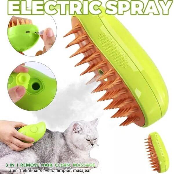 Perfect Dealz 3 in 1 Electric Steam Pet Brush