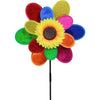 Garden Decor Rainbow Sunflower Windmill image 1