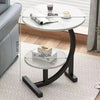 Perfect Dealz Double Layer Round Side Small Coffee Table