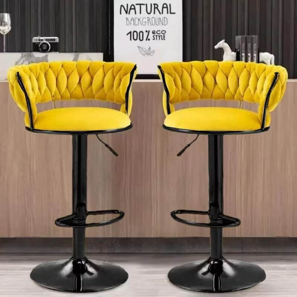 Perfect Dealz Velvet Bar Stool