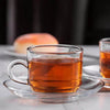Perfect Dealz 12 Piece Glass Coffee Cup and Saucer