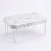 Faux Marble Octagonal Mini Coffee Table