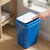 8L Slim Trash Can with Lid