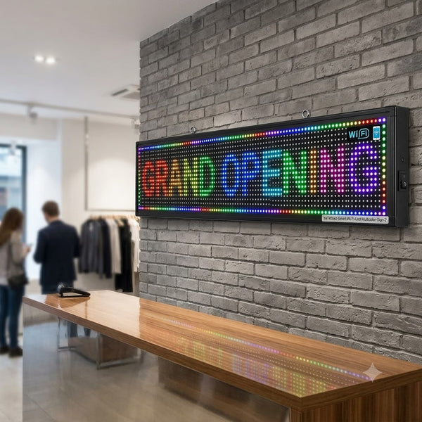 Smart Wi-Fi Led Multicolor Sign