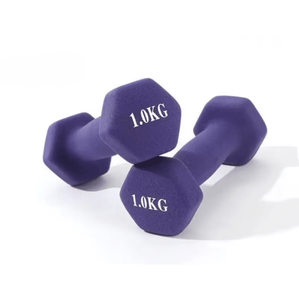 1 Piece 1Kg Dip-molded Dumbbell image 4