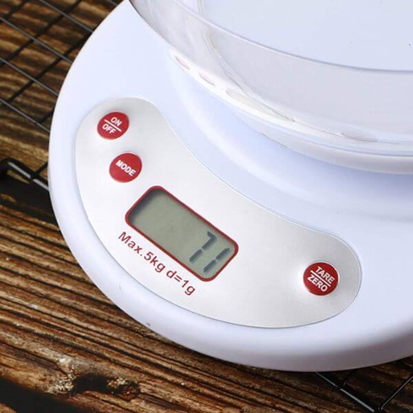Perfect Dealz 5kg Electronic Kitchen Scale With Bowl