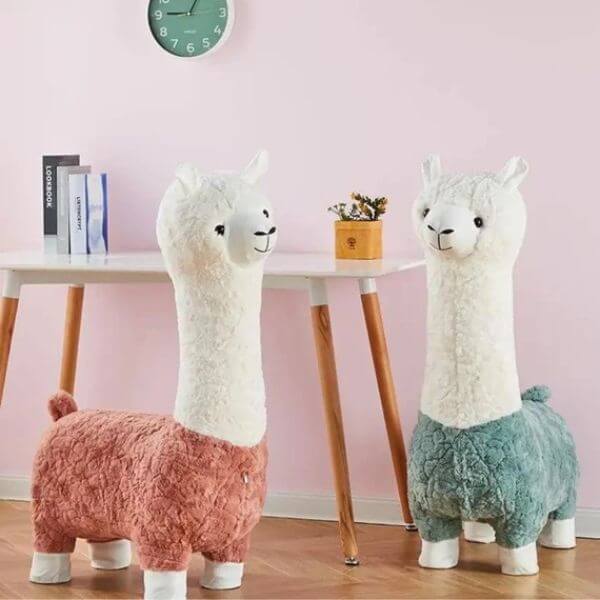 Kids Llama Shaped Stool image 0