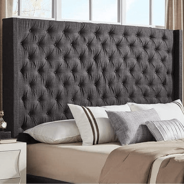 Perfect Dealz Emma Modern Bedroom Suede Headboard