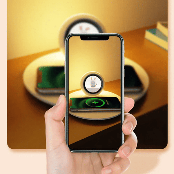 Creative 2-in-1 Wireless Charger & Night Light image 4