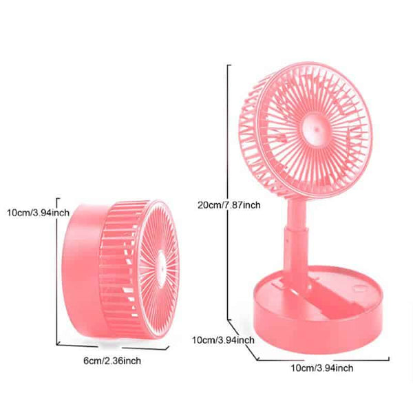 Perfect Dealz Portable And Adjustable Mini Handheld Desk Fan