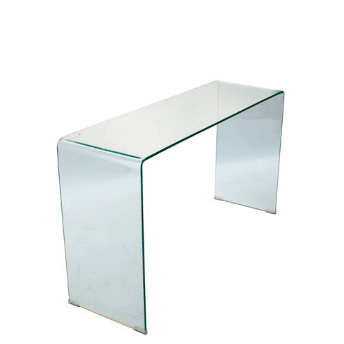 Perfect Dealz Crystal Clear Glass Console Accent Table