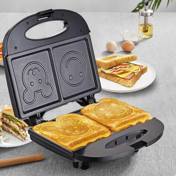 Perfect Dealz Nonstick Cartoon Pattern Sandwich Toaster
