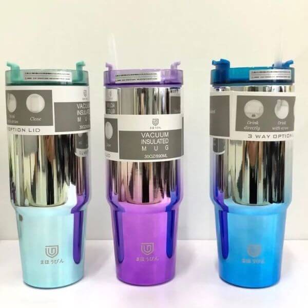 Perfect Dealz 800ml Stainless Steel Rainbow Tumbler