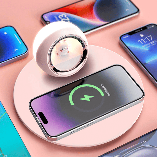 Perfect Dealz Creative 2-in-1 Wireless Charger & Night Light