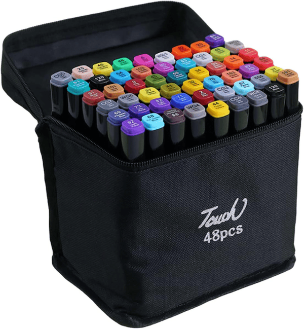 60PCS Sketch Art Markers for Kids image 1