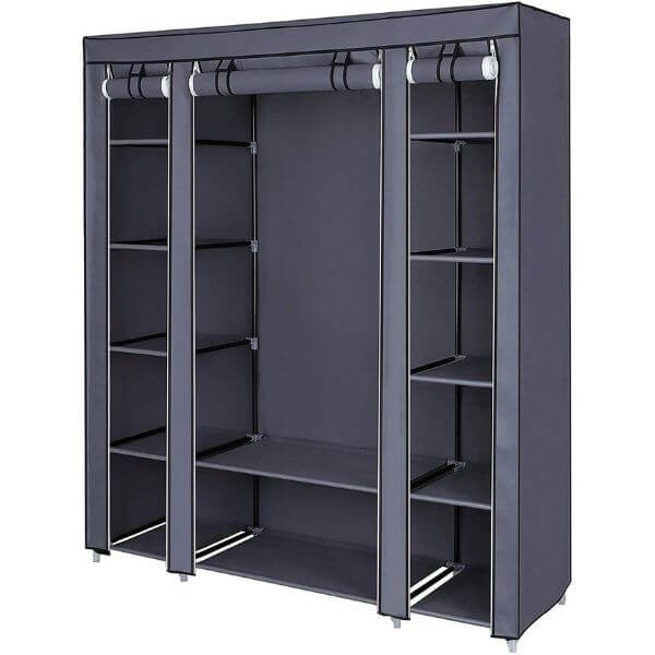 Perfect Dealz 12 Compartment Fabric Wardrobe Organizer