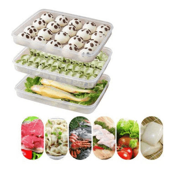 Perfect Dealz Refrigerator Storage Organizer Box