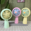 LED Small Electric Handheld Fan image 0
