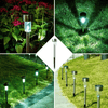 10 Pcs Stainless Steel Solar Pathway Lights for Garden & Yard image 4