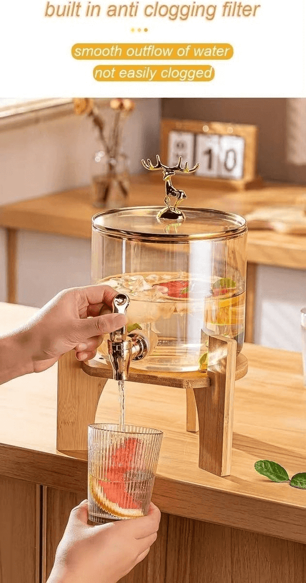 Perfect Dealz Water Dispenser with Wooden Stand 3.6L