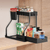 Perfect Dealz 2-Tier Pull-Out Storage Rack for Countertop