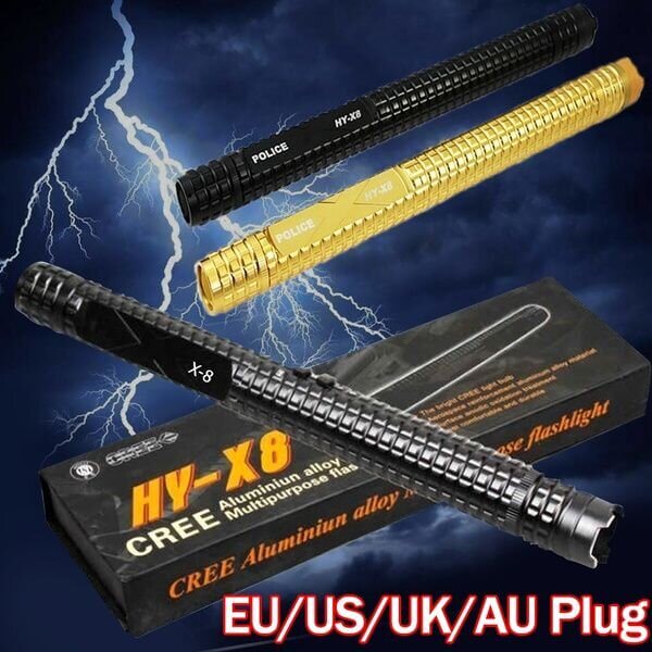 Perfect Dealz Super Stun Baton with Led Flashlight