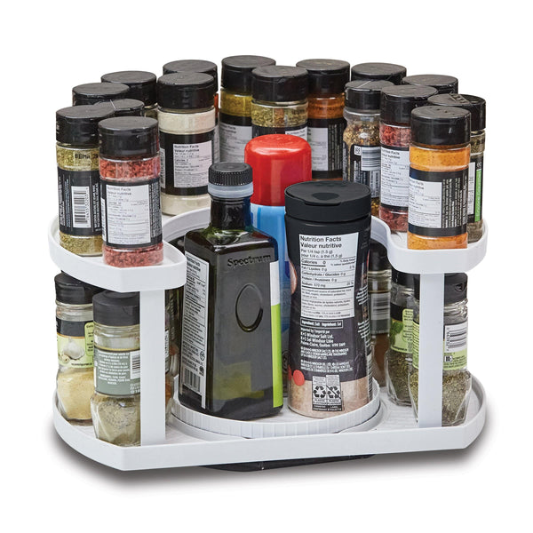 2 Level Dual Spice Spinner Storage Rack image 0
