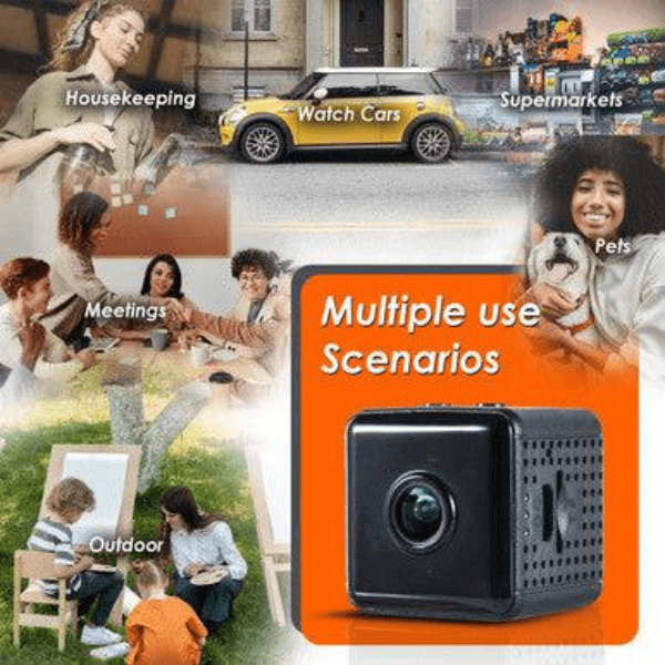 Perfect Dealz Compact Full HD Security Camera with Night Vision & Motion Alerts