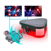 Motion Sensor Ultrasonic Repeller emitting ultrasonic waves to deter rodents and pests, with illustrations of neural activity.