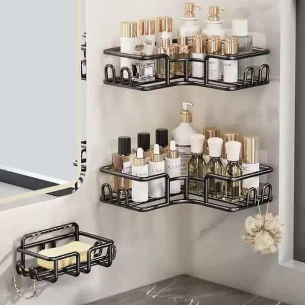 4Pc Bathroom Organizer Shelf image 2