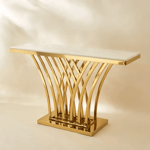 Perfect Dealz Golden Console Table